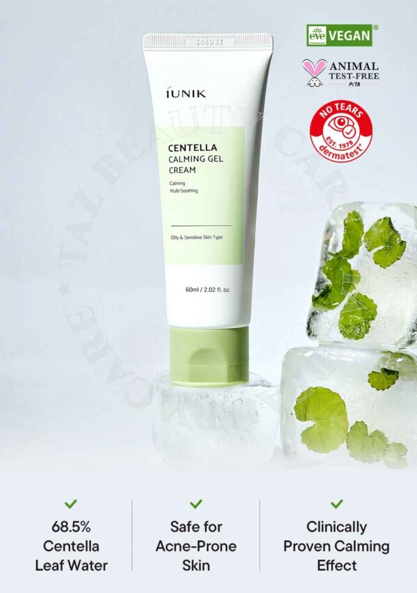 iUNIK Centella Calming Gel Cream -60ml - Image 4