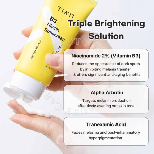TIAM B3 Niacin Sunscreen SPF 50+ PA++++ _50ml - Image 5